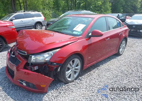 2014 Chevrolet Cruze Ltz from USA, damaged, VIN 1G1PG5SBXE7208691